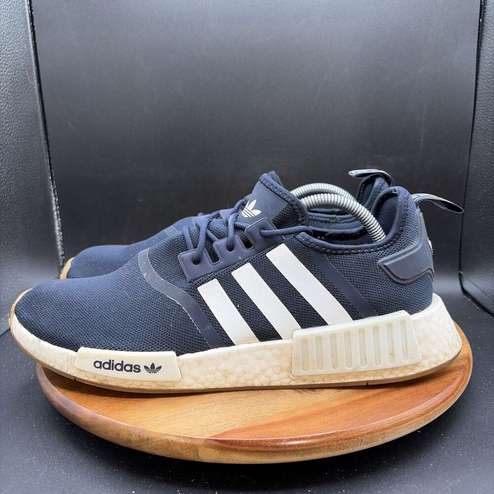 Adidas NMD_R1 Men’s Size 11.5 Running Shoes Legend Ink Navy Blue Gum GY6057